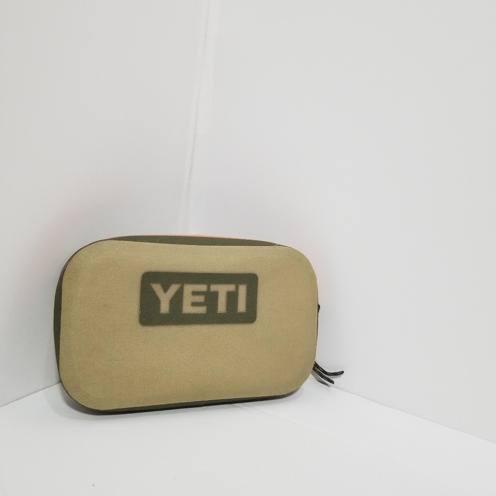 Yeti Sidekick Dry Waterproof Gear Bag Fog Gray Tan Orange Zipper Seal